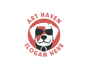 Sunglasses Pet Dog logo design