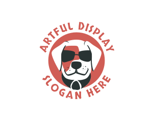 Sunglasses Pet Dog logo design