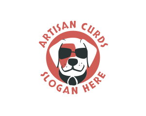 Sunglasses Pet Dog logo design