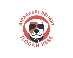 Sunglasses Pet Dog logo design