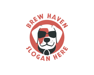 Sunglasses Pet Dog logo design