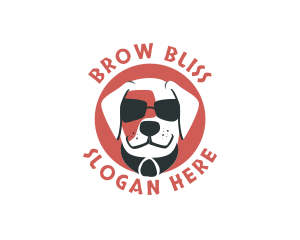 Sunglasses Pet Dog logo design