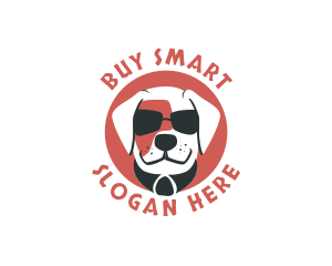 Sunglasses Pet Dog logo design