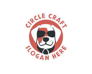 Sunglasses Pet Dog logo design