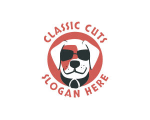 Sunglasses Pet Dog logo design