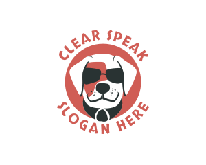 Sunglasses Pet Dog logo design