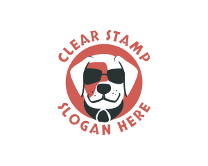 Sunglasses Pet Dog logo design