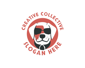 Sunglasses Pet Dog logo design