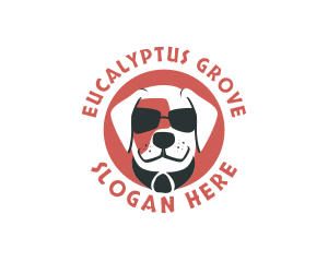 Sunglasses Pet Dog logo design