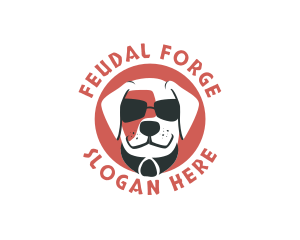 Sunglasses Pet Dog logo design