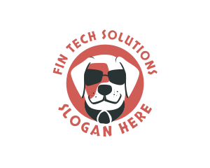 Sunglasses Pet Dog logo design