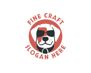 Sunglasses Pet Dog logo design