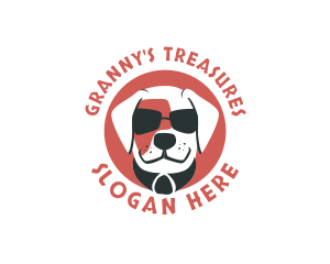 Sunglasses Pet Dog logo design