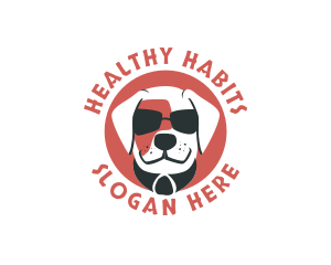 Sunglasses Pet Dog logo design