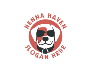 Sunglasses Pet Dog logo design