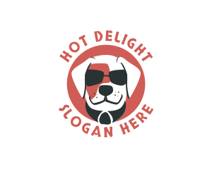 Sunglasses Pet Dog logo design