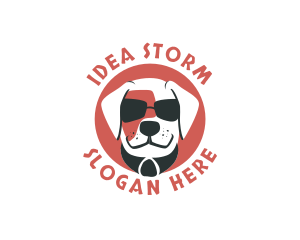 Sunglasses Pet Dog logo design