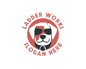 Sunglasses Pet Dog logo design