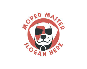 Sunglasses Pet Dog logo design