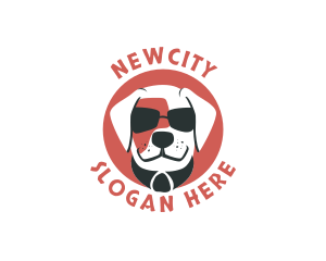 Sunglasses Pet Dog logo design