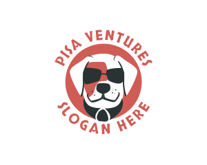 Sunglasses Pet Dog logo design