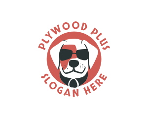 Sunglasses Pet Dog logo design