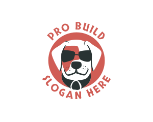 Sunglasses Pet Dog logo design