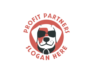 Sunglasses Pet Dog logo design