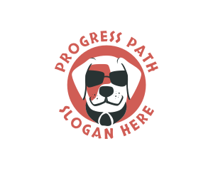 Sunglasses Pet Dog logo design