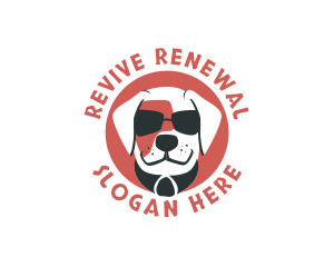 Sunglasses Pet Dog logo design