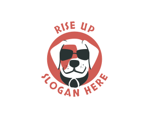 Sunglasses Pet Dog logo design