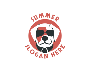 Sunglasses Pet Dog logo design