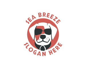 Sunglasses Pet Dog logo design