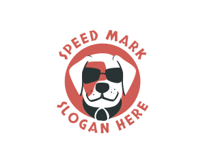 Sunglasses Pet Dog logo design