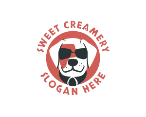 Sunglasses Pet Dog logo design