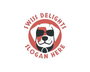 Sunglasses Pet Dog logo design