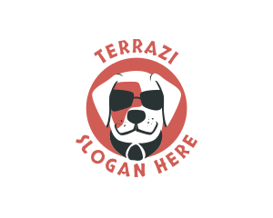 Sunglasses Pet Dog logo design