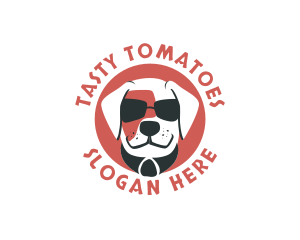 Sunglasses Pet Dog logo design