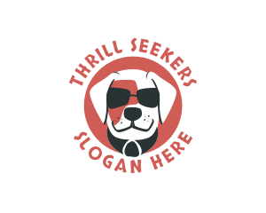 Sunglasses Pet Dog logo design