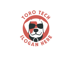 Sunglasses Pet Dog logo design