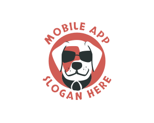 Sunglasses Pet Dog logo design