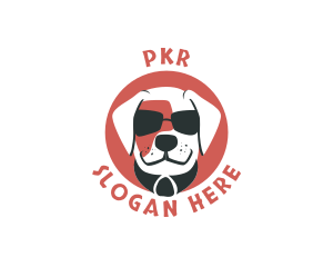 Sunglasses Pet Dog logo design