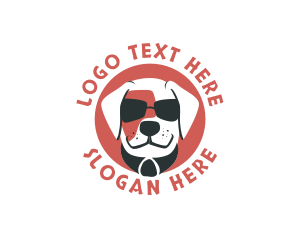 Sunglasses Pet Dog Logo