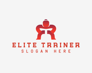 Sumo Wrestler Athlete logo design