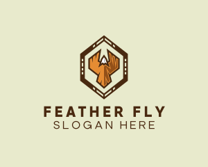 Flying Eagle Aviary logo design