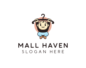 Children Laundry Shop logo design