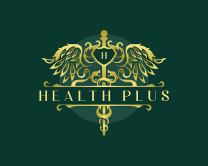 Caduceus Healthcare Medical logo design