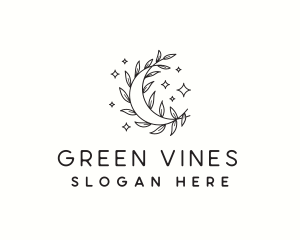 Vines - Moon Vines Florist logo design