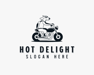 Motorbike Pet Dog logo design