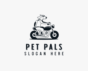 Motorbike Pet Dog logo design